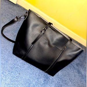 Plain Black Purse